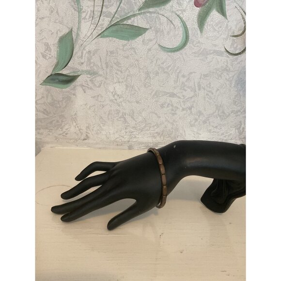 Vintage Copper Bracelet With Chunky Square Links For Women & Men - Picture 3 of 4